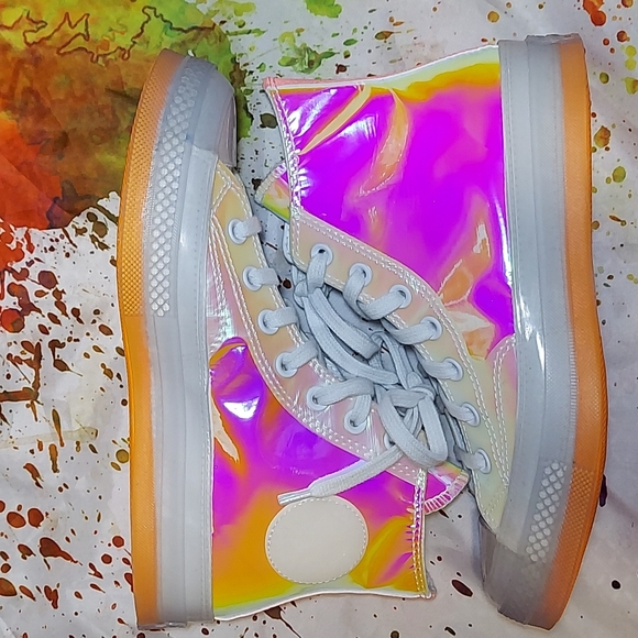 Converse Shoes - Converse Chuck 70 Hi-Vis Iridescent high top sneaker Women's size 7.5 New in Box
